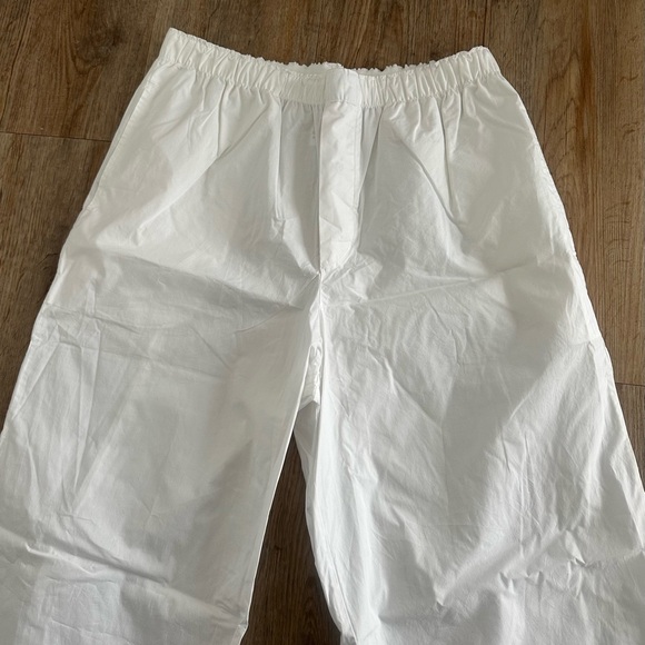 SKIMS Cream Wide Leg Pants - Picture 3 of 7